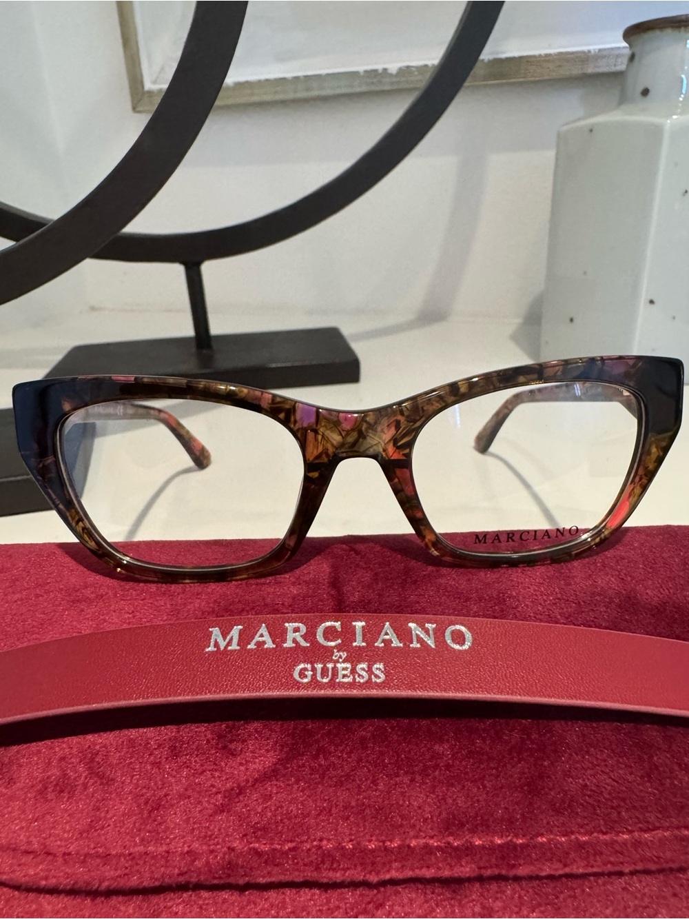 Women's Tortoiseshell Cat-Eye Eyeglasses - multi colored